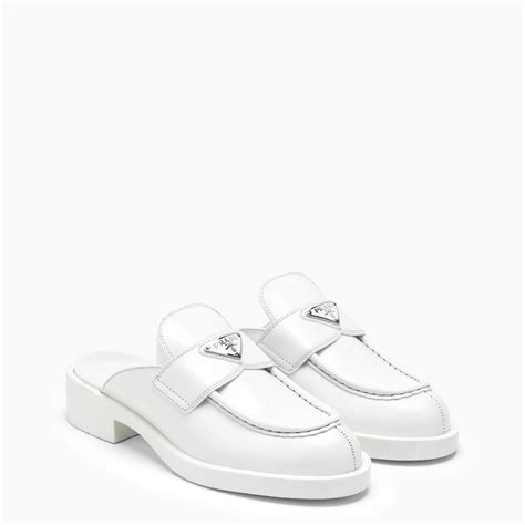 prada mule white